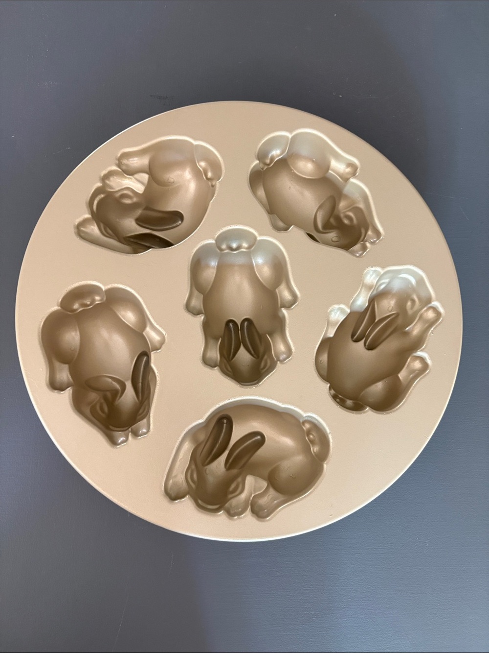 Nordic Ware Bunny Cakelet Pan 6-Cavity Easter Rabbit Mini Cake Mold